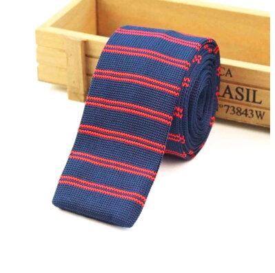 Pletená kravata se vzorem PK002
