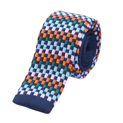 Pletená kravata se vzorem PK003