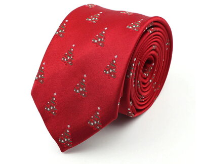 Vánoční kravata Viola Red 8137-32