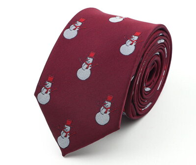 Vánoční kravata Viola Bordó 8137-35