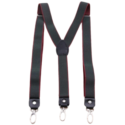 Kšandy Elastic Suspenders KM563 Gray