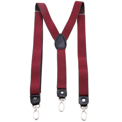 Kšandy Elastic Suspenders KM564 Red