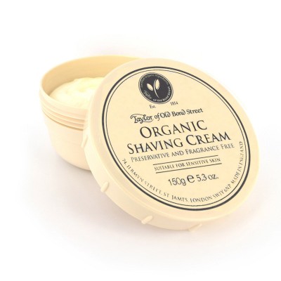 Taylor of Old Bond Street Organic, krém na holení 150g