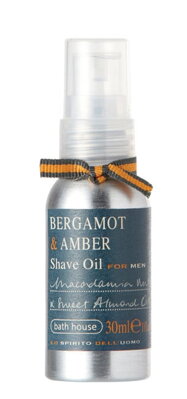 Bathhouse Bergamot & Amber olej na holení