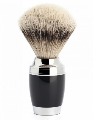 Mühle Stylo Black Silvertip Badger štětka na holení