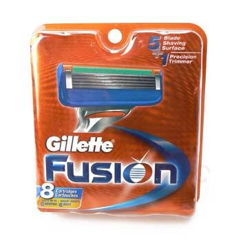 Gillette Fusion náhradní hlavice 8 ks