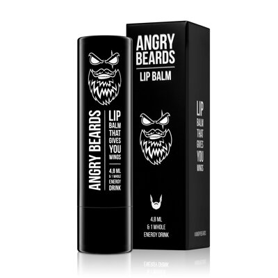 Angry Beards Lip Balm – Energizující balzám na rty 4 ml