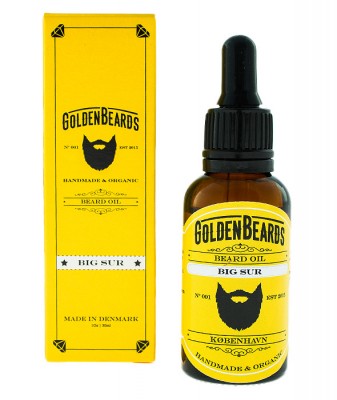 Golden Beards Bio olej na vousy Big Sur Organic 30ml
