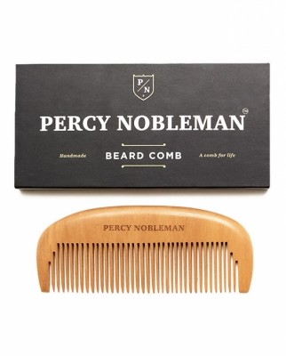 Percy Nobleman Beard Care dřevěný hřeben na vousy