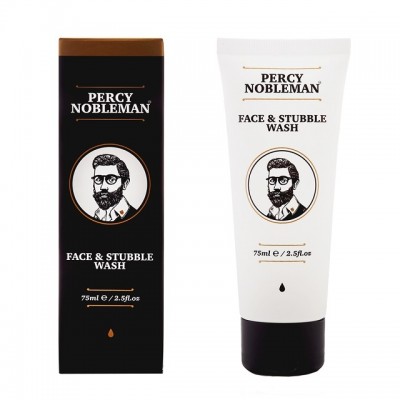 Percy Nobleman Face & Stubble čisticí gel na obličej a vousy 75 ml