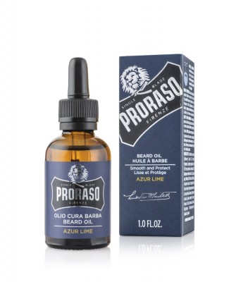 Proraso olej na vousy Azur Lime 30 ml