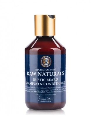 Recipe For Men Raw Naturals Rustic Beard šampon a kondicionér na vousy 250 ml