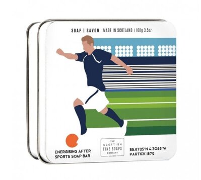 Scottish Fine Soaps Mýdlo v plechu Fotbal, 100 g