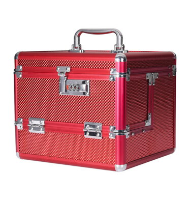 Kosmetický kufřík Miranda AM3461 červený