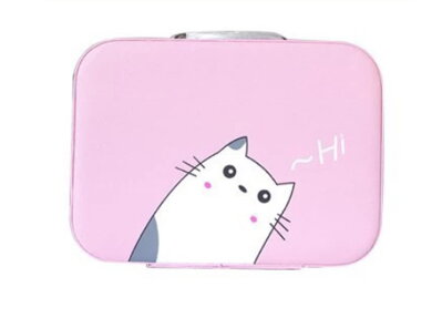 Kosmetický kufřík  KM555 Pink