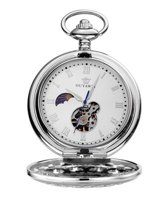 Kapesní hodinky OYW-03 Silver