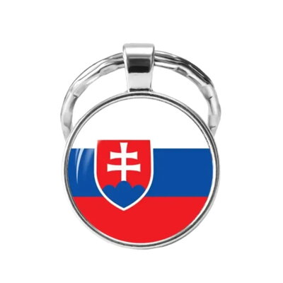 Přívěsek na klíče Slovenská vlajka