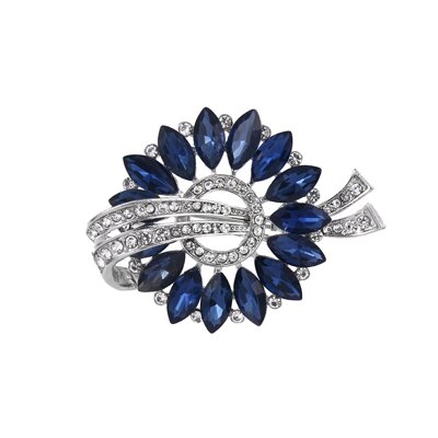 Brož Flower AM3129 Blue