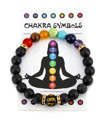 Náramek s kameny Chakra AM378