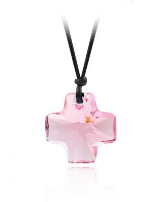 Přívěsek Miranda Pink Cross 73916-C