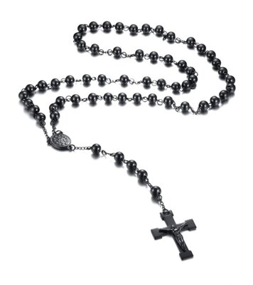 Růženec Black Rosary R532