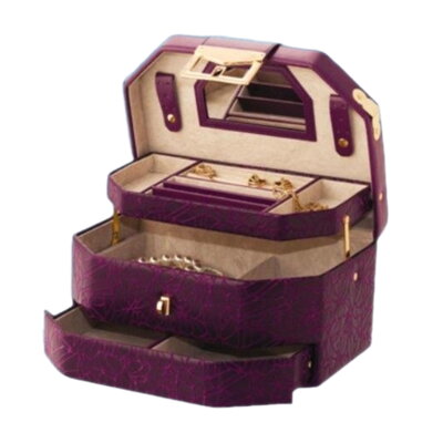 Šperkovnice Gold Pack KL68 fialová