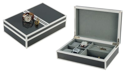 Kazeta na hodinky a manžetové knoflíčky RS-2331-4GR