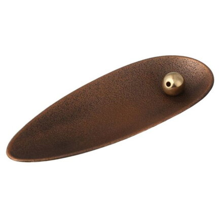 Držák vonných tyčinek Bronzový list