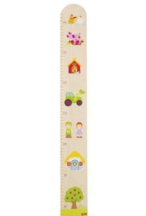 Goki Dětský dřevěný metr – na statku, 70 cm