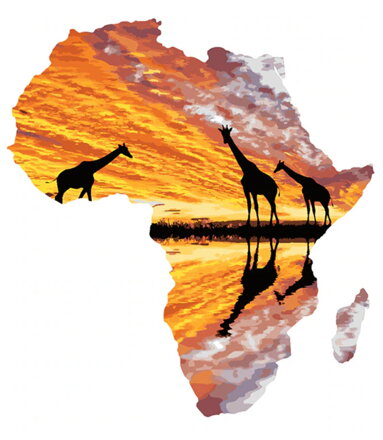 Malování podle čísel Afrika R2182