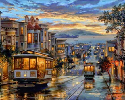 Malování podle čísel San Francisco GX8322