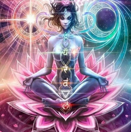 Diamantový obrázek Meditace