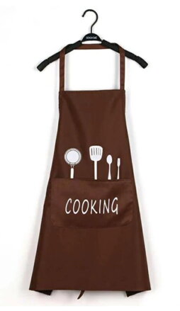 Kuchyňská zástěra Cooking 46212 Hnědá