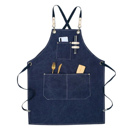 Kuchyňská zástěra Profi 6213 Blue