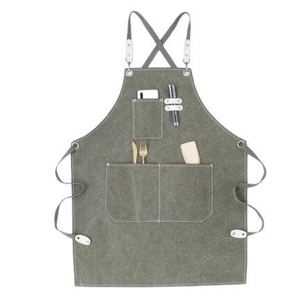 Kuchyňská zástěra Profi 6216 Light  Grey