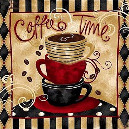 Malování podle čísel Coffe Time
