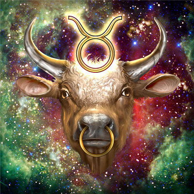 Diamantový obrázek Znamení Býka ♉