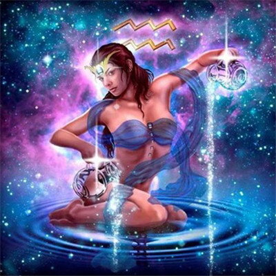 Diamantový obrázek Znamení Vodnáře ♒