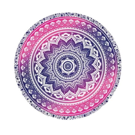 Kulatá plážová deka - Mandala 