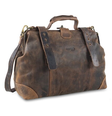 Kožená cestovní taška GreenLand Classic 2511