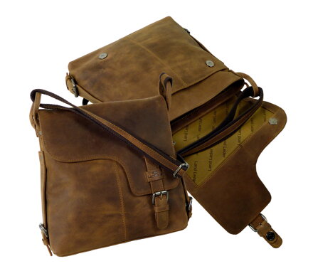 Kožený messanger Landleder Postbag 1049-25