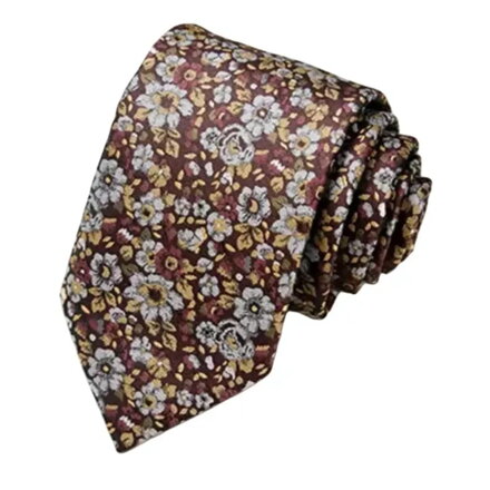 Kravata s květy AM2421