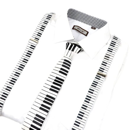 Set kravata a kšandy Musicus D01A