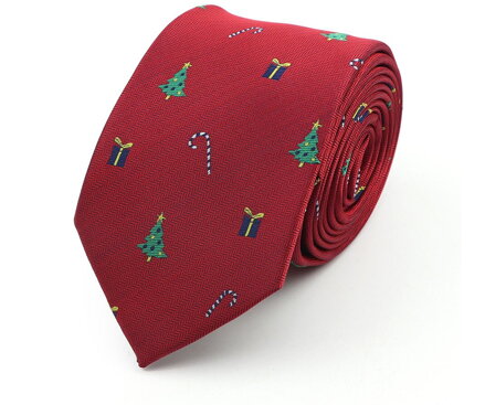 Vánoční kravata Viola bordo