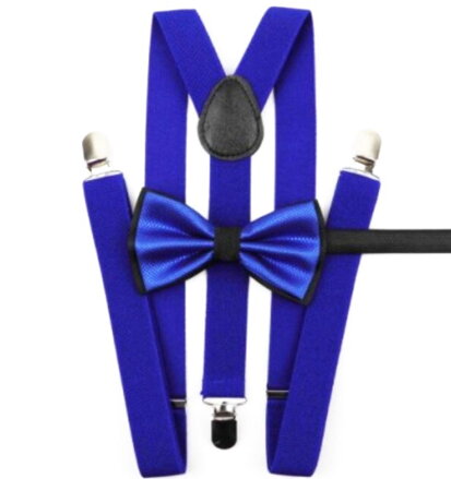 Set motýlek a kšandy Miranda M235 Blue
