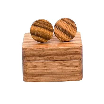 Dřevěné manžetové knoflíčky Miranda BG24