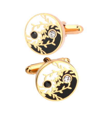 Manžetové  knoflíčky Jin Jang Gold