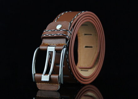 Opasek DDL-PU-006 Hnědý