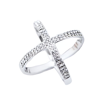 Spona na šátek Miranda S558 Silver
