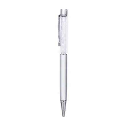 Crystal white AM700 kuličkové pero Silver